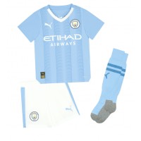 Dětský fotbalový dres Manchester City Bernardo Silva #20 2023-24 Domácí Krátký Rukáv (+ trenýrky)